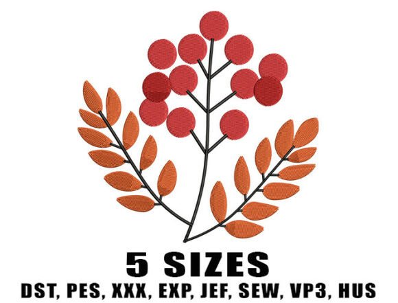 Autumn Berry Branch Embroidery Design Review