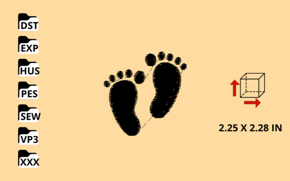 Baby Feet Embroidery Review for Boutique Apparel