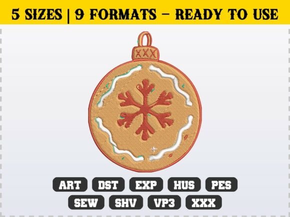 Christmas Ornament Snowflake Embroidery Review