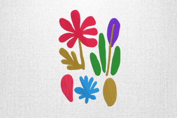 Colorful Floral Embroidery Art Design Review