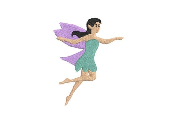 Flying Brunette Fairy Embroidery Design Review