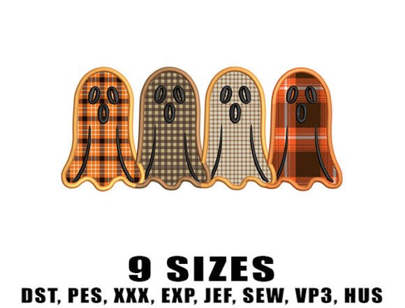 Plaid Ghosts Embroidery Design Review for Sellers