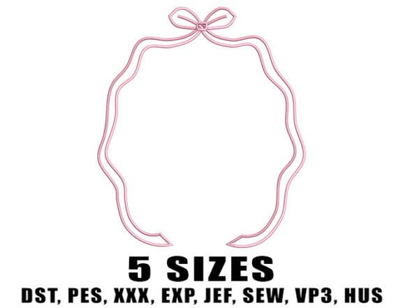 Single Top Bow Frame Embroidery Design Review