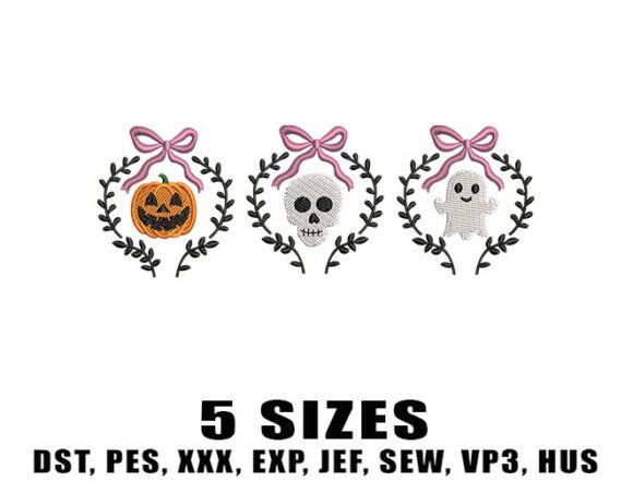Spooky Girl Wreath Embroidery Design Review