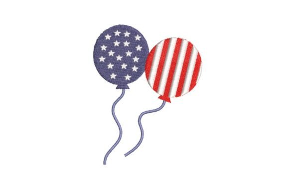 USA Patriotic Balloons Embroidery Design Review